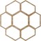 Ekena Millwork Florin Wood Fretwork Pierced Ceiling Medallion, Red Oak, 18"OD x 7 5/8"ID x 1/4"T CMWP18X18X0250FORO - alternate 4